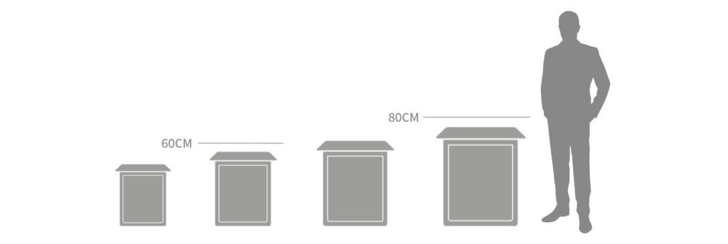 Предварительный просмотр размеров серии нержавеющей стали